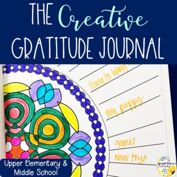Preview of Creative Gratitude Journal: Teaching Thankfulness & Showing Gratitude Year-Round