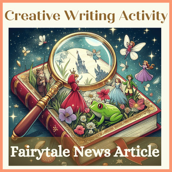 Preview of Creative Writing With Informational Writing Style: Fairytale Headlines Activity