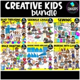 Creative Kids Clip Art Bundle {Educlips Clipart}