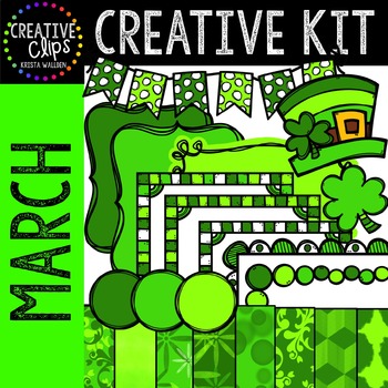 Preview of Creative Kit: MARCH {Creative Clips Digital Clipart}