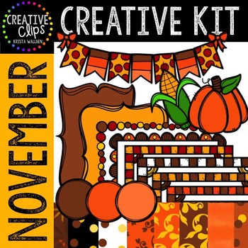 Preview of Creative Kit: NOVEMBER {Creative Clips Digital Clipart}