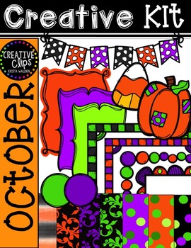 Preview of Creative Kit: OCTOBER {Creative Clips Digital Clipart}