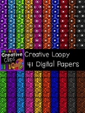 Creative Loopy Papers {Creative Clips Digital Clipart}