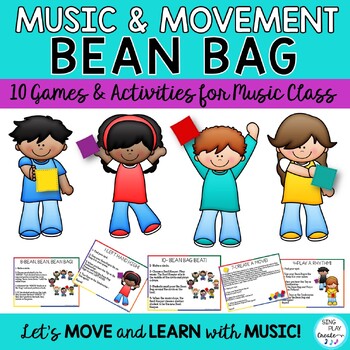 Preview of Bean Bag Activities and Games: Music, PE, Classroom Community
