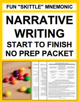 Preview of Creative Writing Unit: No Prep Narrative Writing Graphic Organizers