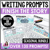 Creative Writing Prompts - Story Starters Activities -3rd,