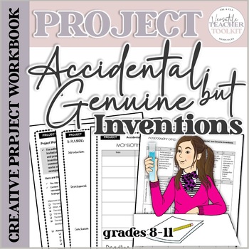 Preview of Creative Project Booklet - Accidental Inventions ESL/ELA