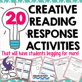 Reading Response Activities - 20 Creative Reading Response Sheets