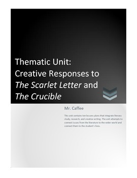 Scarlet Letter And The Crucible Analysis