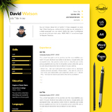 Creative Resume - David Watson / Professional Resume for M