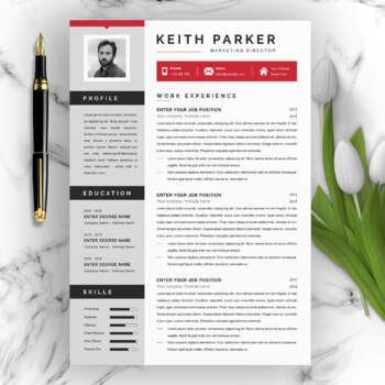 Preview of Creative Resume with Cover Letter