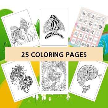 Creative Serenity Awaits: Printable Zentangle Fish Coloring Pages for ...