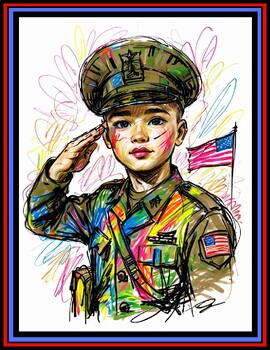 Preview of Creative Soldier Coloring Pages: Fun and Educational Printables