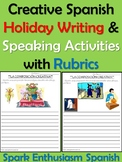 Creative Spanish Holiday Writing & Speaking Activities wit