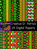 Creative St Patrick Papers {Creative Clips Digital Clipart}