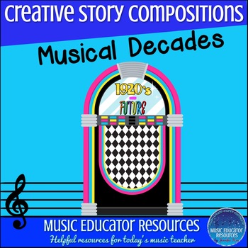 Preview of Creative Story Music Compositions- Musical Decades (Reproducible)