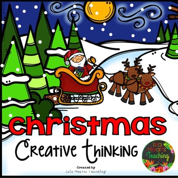 Preview of Christmas Worksheets (Christmas Activities for Creative Thinking)
