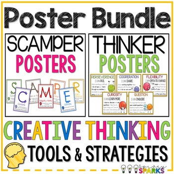 Preview of Creative Thinking Posters Bundle