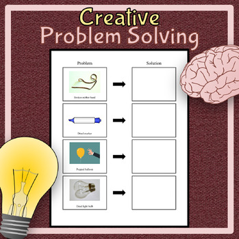 Preview of Creative Thinking Practice Worksheet