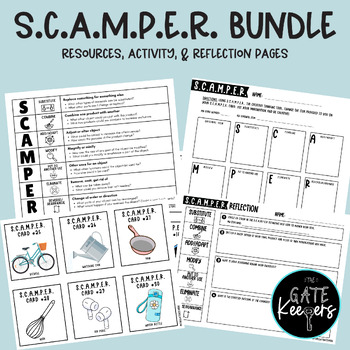 Preview of Creative Thinking S.C.A.M.P.E.R. Activity Bundle