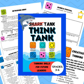 Preview of Creative Thinking Skills Year Long Unit for Upper Elementary