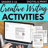 Creative Writing Activities Unit - Middle + High School - Writing with Purpose