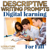 Digital Writing Prompts for Autumn Fall