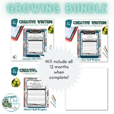 Creative Writing Activity Monthly Bundle Bell Ringers Dail