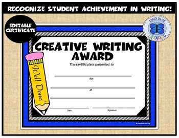 awards for creative writing