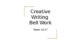 Five-Day Creative Writing Bell Work Week 1-9
