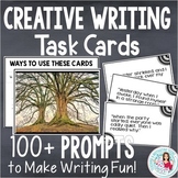 Creative Writing, Bellringers, Story Starters Task Cards