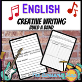 Preview of Creative Writing Build a Band Modes of Writing Engaging English Activity