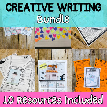 Preview of Middle School Creative Writing Bundle- 5th, 6th, 7th Grade