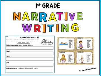 Preview of 1st Grade Narrative Writing Unit: Fictional Narrative