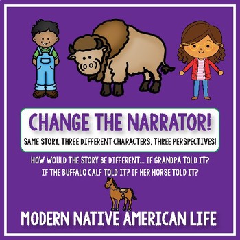 Preview of Creative Writing: Change the Narrator! Modern Native American Life