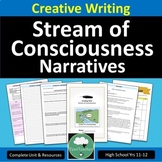 Creative Writing Complete Unit Secondary STREAM OF CONSCIO