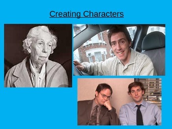 Preview of Creative Writing - Creating a character
