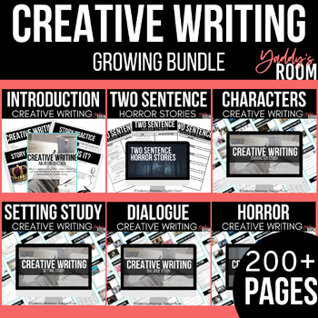 Preview of Creative Writing Curriculum Growing Bundle