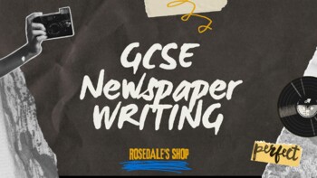 Preview of Creative Writing/Descriptive Newspaper Writing "Murray's Socks..." (GCSE)