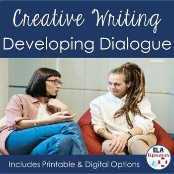 Preview of Creative Writing Dialogue Prompts for Short Stories and Fiction