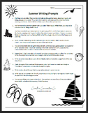 Creative Writing ELA BUNDLE 50+ Prompts - fall winter spri