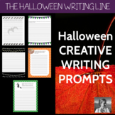 5 Halloween Story Starters on Themed Paper
