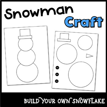 How to Build a Snowman Writing Worksheets & Craft | TpT