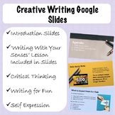 Creative Writing Introduction Google Lesson Slides