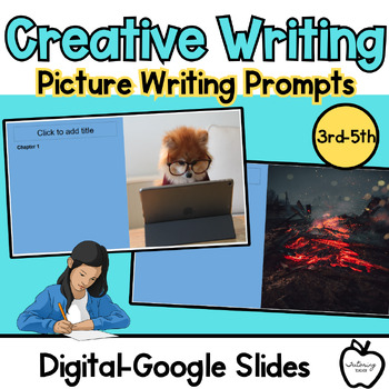 Picture Prompt Writing Journal-Google Slides by Tutoring Teacher