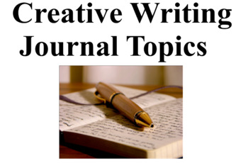 Preview of Creative Writing Journal Topics