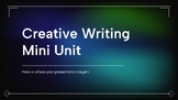 Creative Writing Mini Unit - Complete Curriculum and Materials