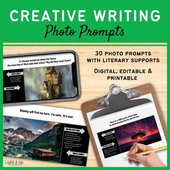 Preview of Creative Writing Photo Prompts Activities (Junior/Intermediate Level)
