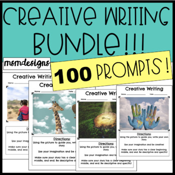 Preview of Creative Writing Picture Prompts - 100 PROMPTS BUNDLE!!!