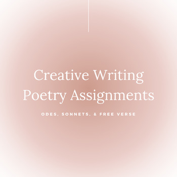 creative writing poetry assignments